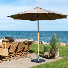 Duży parasol ogrodowy Austin 300cm piaskowy House Nordic