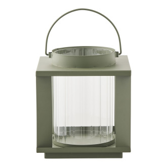 Lampion ogrodowy Lohals zielony 18cm House Nordic