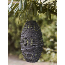 Lampion ogrodowy solarny LED Foxdale 20x40cm szary House Nordic