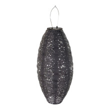 Lampion ogrodowy solarny LED Foxdale 20x40cm szary House Nordic