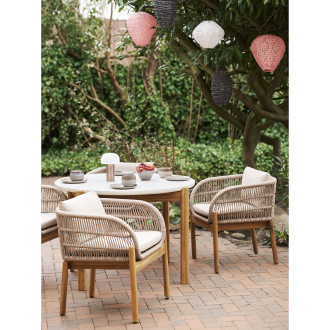 Lampion ogrodowy solarny LED Foxdale 20x40cm szary House Nordic