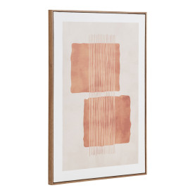 Obraz na płótnie Mina - grafika na płótnie beżowo-brązowy nr 2 50x70 cm House Nordic 2