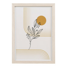 Zestaw 3 obrazków w ramie Madison jasne drewno House Nordic