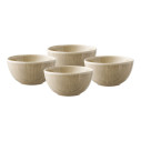 Zestaw 4 misek ceramicznych Viola beżowy House Nordic