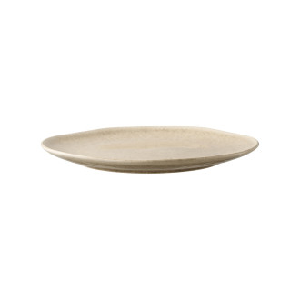 Zestaw 4 talerzy ceramicznych - obiadowych Viola 21cm beżowy House Nordic
