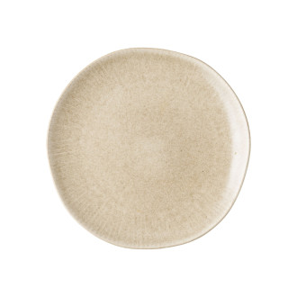 Zestaw 4 talerzy ceramicznych - obiadowych Viola 21cm beżowy House Nordic