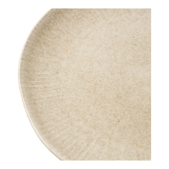Zestaw 4 talerzy ceramicznych - obiadowych Viola 21cm beżowy House Nordic