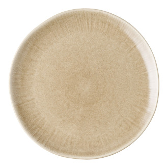 Zestaw 4 talerzy ceramicznych - obiadowych Viola 27cm beżowy House Nordic