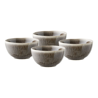 Zestaw 4 misek ceramicznych Viola szary House Nordic