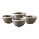 Zestaw 4 misek ceramicznych Viola szary House Nordic