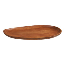 Taca z drewna akacjowego - organiczny kształt 28x39x2,5cm House Nordic