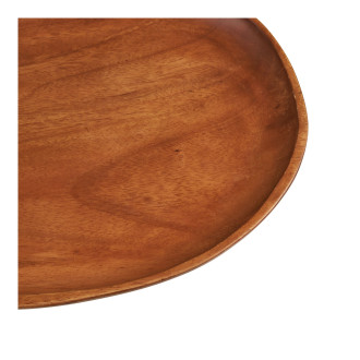 Taca z drewna akacjowego - organiczny kształt 28x39x2,5cm House Nordic