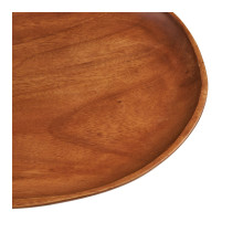 Taca z drewna akacjowego - organiczny kształt 28x39x2,5cm House Nordic