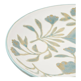 Taca ceramiczna Miorzb 35,5c kwiatowy wzór House Nordic