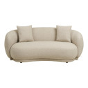 Sofa tapicerowana 2,5-osobowa z poduszkami Hawkes 190cm piaskowa House Nordic