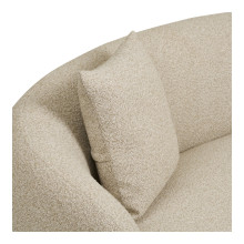 Sofa tapicerowana 2,5-osobowa z poduszkami Hawkes 190cm piaskowa House Nordic