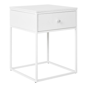 Szafka nocna z szufladą Vita 55x40x40x biała House Nordic
