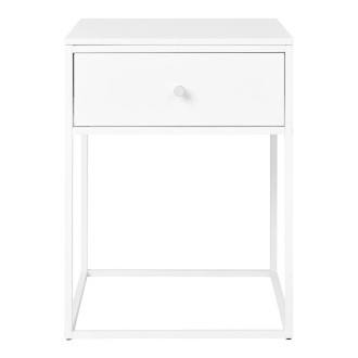 Szafka nocna z szufladą Vita 55x40x40x biała House Nordic