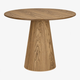 Stół okrągły dąb Intesi Soleilo 80cm - Elegancki design!