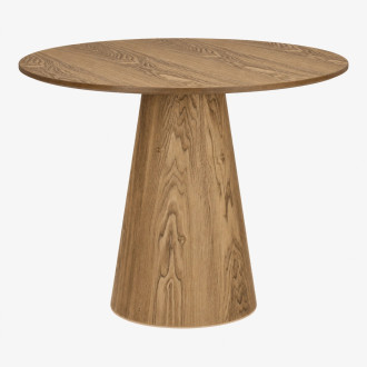 Stół okrągły dąb Intesi Soleilo 80cm - Elegancki design!