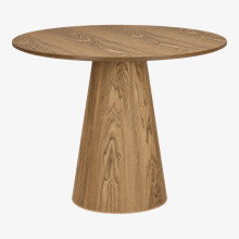 Stół okrągły dąb Intesi Soleilo 80cm - Elegancki design!
