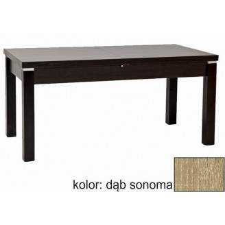 Ławostół rozkładany KLEOPATRA dąb sonoma 124x64 Signal do kuchni, jadalni i salonu.