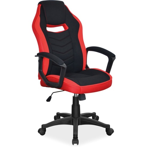 Fotel komputerowy dla gracza Camaro czerwony/czarny Signal do biurka.