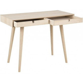 Stylowe Biurko drewniane z szufladami Century 100 dąb D2.Design