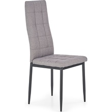 Krzesło tapicerowane pikowane K292 popielate Halmar do kuchni, jadalni i salonu.