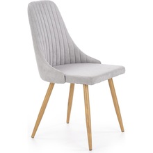 Skandynawskie Krzesło tapicerowane K285 jasno popielate Halmar do kuchni, salonu i restauracji.