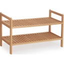 Stojak na buty drewniany ST9 naturalny Halmar do przedpokoju.