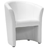 Designerski Fotel klubowy TM-1 biały Signal do salonu, kawiarni czy restauracji.