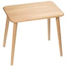 Skandynawski Prostokątny stolik kawowy drewniany Modern Oak dąb 47 MoonWood do salonu, poczekalni lub kawiarni.