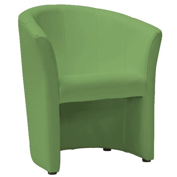 Designerski Fotel klubowy TM-1 zielony Signal do salonu, kawiarni czy restauracji.