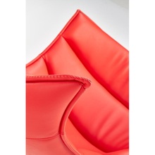 Nowoczesny Fotel skórzany wypoczynkowy LUXOR czerwony Halmar do salonu, sypialni i poczekalni.