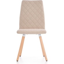 Skandynawskie Krzesło tapicerowane pikowane K282 beżowe Halmar do kuchni, salonu i restauracji.