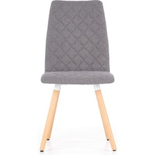 Skandynawskie Krzesło tapicerowane pikowane K282 popielate Halmar do kuchni, salonu i restauracji.