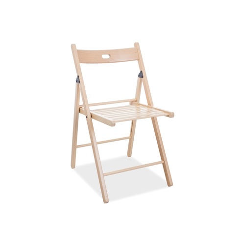 Krzesło drewniane składane Smart buk Signal do salonu, kuchni i jadalni.