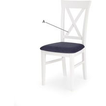 Klasyczne Krzesło drewniane skandynawskie BERGAMO popiel/biały Halmar do kuchni, salonu i jadalni.