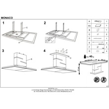 Stół rozkładany na jednej nodze MONACO 160x90 biały/beton Halmar do kuchni.