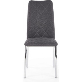 Nowoczesne Krzesło pikowane tapicerowane K309 ciemny popiel Halmar do jadalni, kuchni i salonu. 2