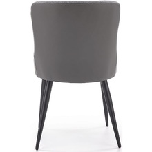Stylowe Krzesło tapicerowane K333 jasny popiel Halmar do stołu w jadalni.