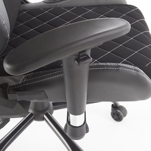 Fotel komputerowy dla gracza Drake czarny Halmar do biurka.