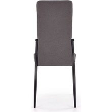 Stylowe i wygodne Krzesło pikowane tapicerowane K334 popiel Halmar do jadalni.