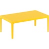 Stolik tarasowy Sky 100x60 żółty Siesta