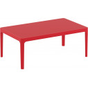 Stolik tarasowy Sky 100x60 czerwony Siesta