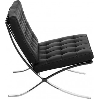 Designerski Fotel Barcelon Eco czarny D2.Design do salonu i sypialni.