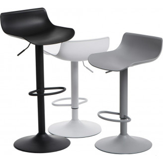 Hoker barowy regulowany Bar One czarny Simplet do kuchni, restauracji i baru.
