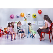 Krzesełko dziecięce BABY ELIZABETH fioletowe przezroczyste Siesta