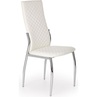 Krzesło pikowane z ekoskóry K238 białe Halmar do salonu, kuchni i jadalni.